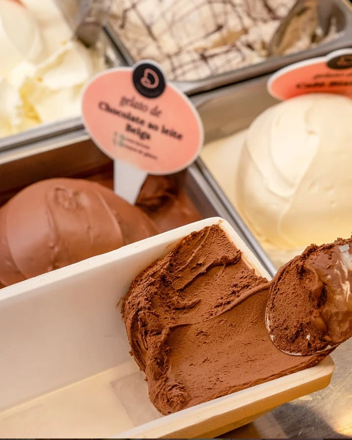 Davvero Casa - gelato chocolate ao leite belga
