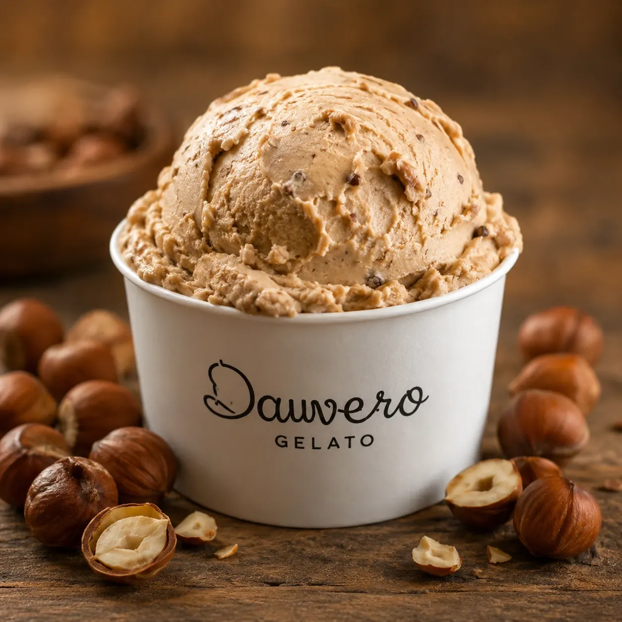 Gelato de nocciola