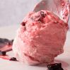 Gelato de Chocolate Branco com Amarena